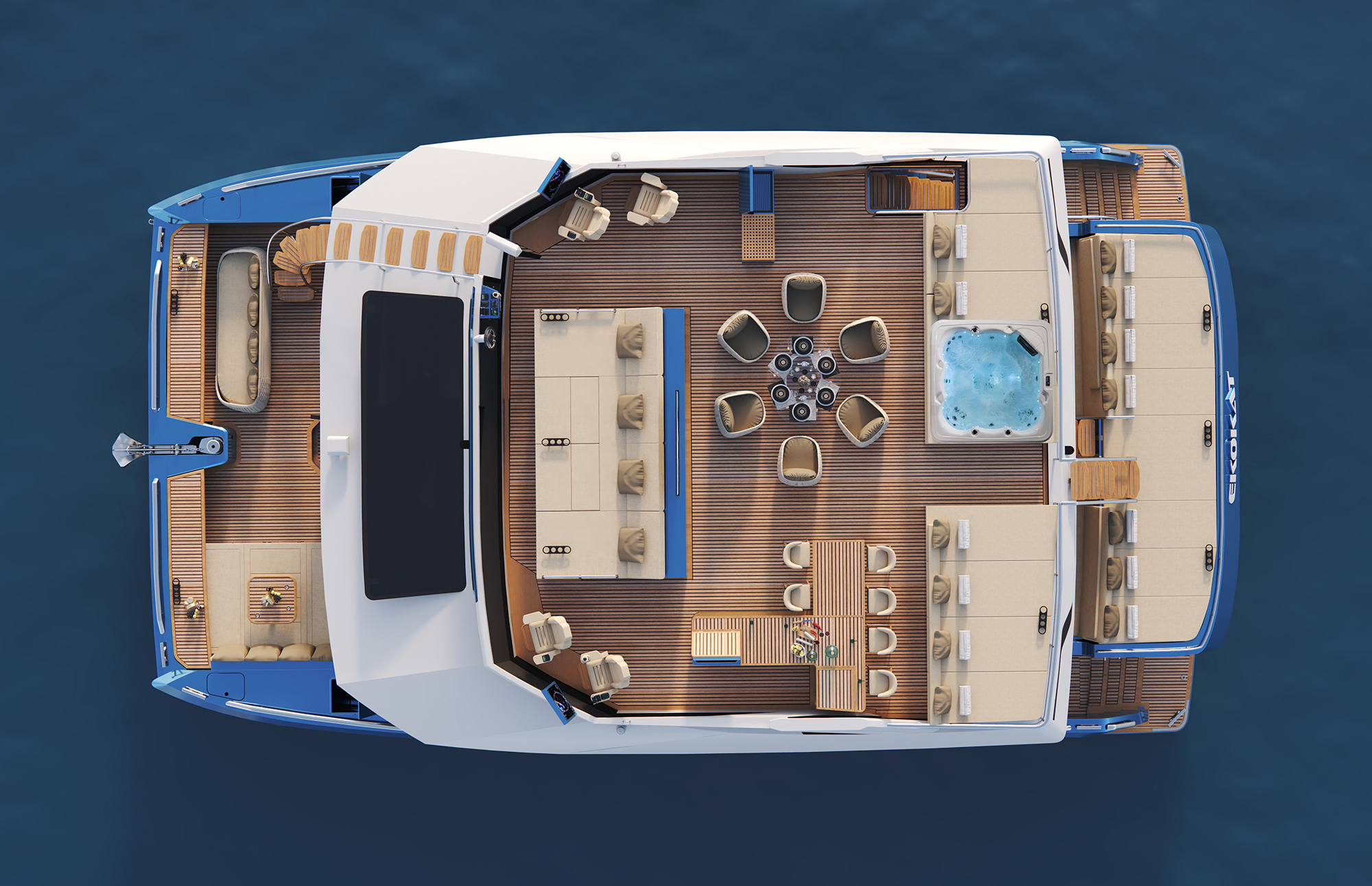58W Full Beam Sunpad with Jacuzzi